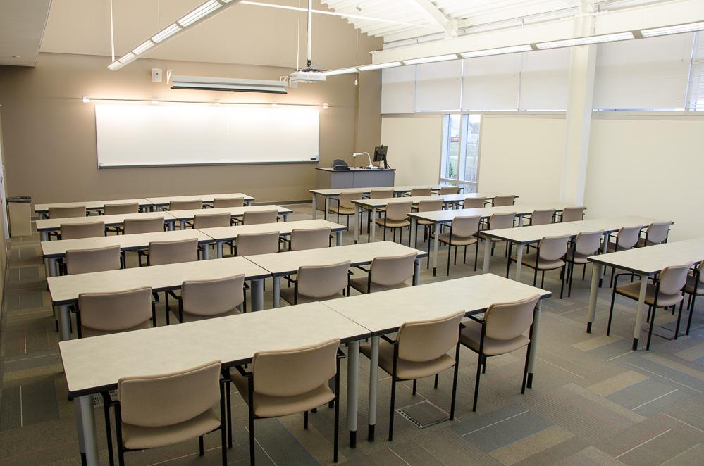 Large Meeting Room classroom style set up